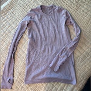 Lululemon lilac swiftly tech long sleeve